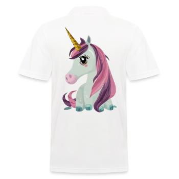 Licorne - Polo Homme - blanc - Dos - Kai (181cm)