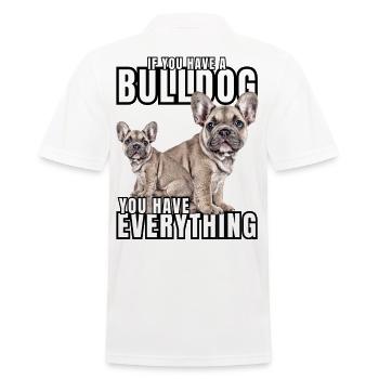 SI VOUS AVEZ UN BOULEDOGUE - bouledogue français - Polo Homme - blanc - Dos - Kai (181cm)