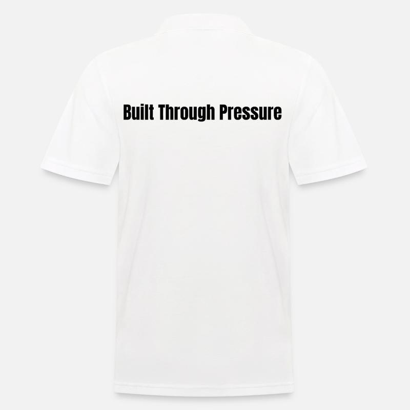 Construit par pression l LateNightGrind - Polo Homme - blanc