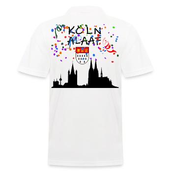 Cologne Alaaf , Carnaval de carnaval Dom Armants chemise - Polo Homme - blanc - Dos - Kai (181cm)