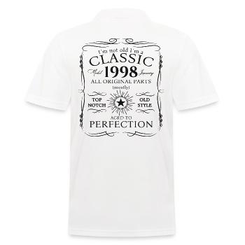Né le 25 janvier 1998 Homme cadeau - Polo Homme - blanc - Dos - Kai (181cm)