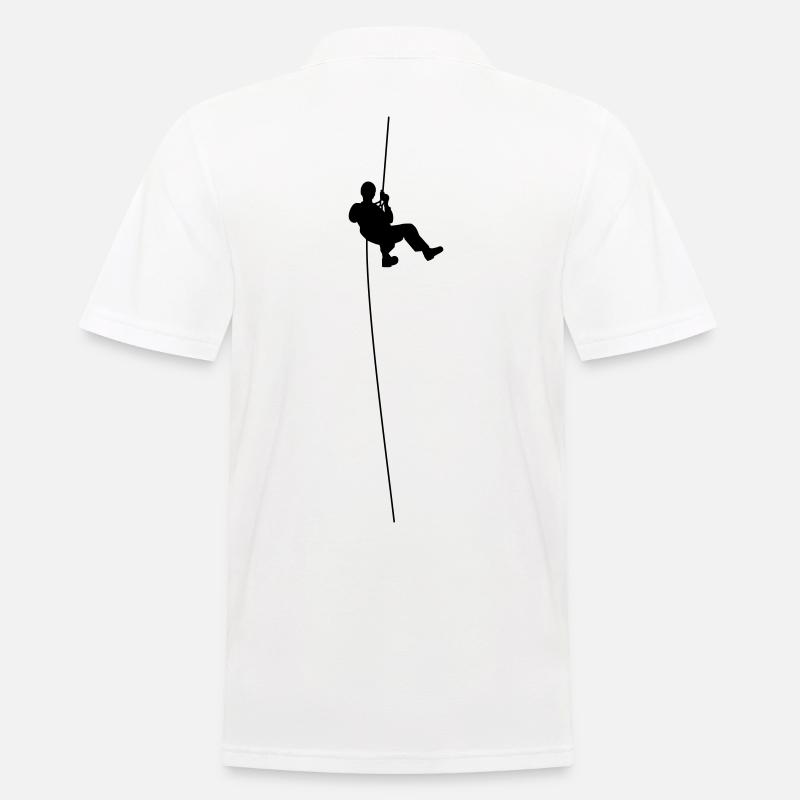 Industrie Kletterer - Männer Poloshirt - Weiß