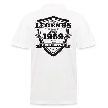Original Juin 1969 Millésime 1969 Anniversaire 1969 - Polo Homme - blanc - Dos - Kai (181cm)