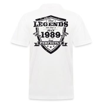 35ème Anniversaire Original 1989 Millésime 1989 - Polo Homme - blanc - Dos - Kai (181cm)