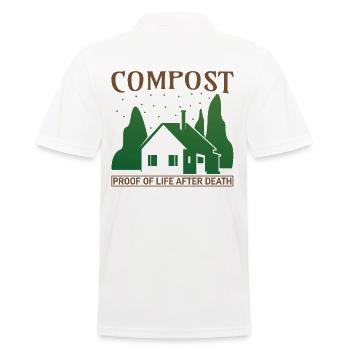 Garden garden garden - Men's Polo Shirt - white - Back - Kai (181cm)