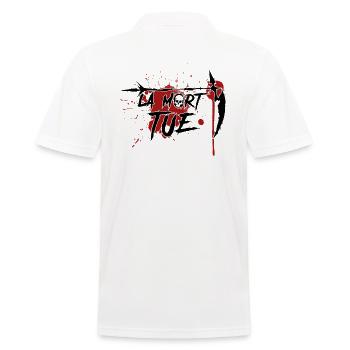 La mort tue - Polo Homme - blanc - Dos - Kai (181cm)