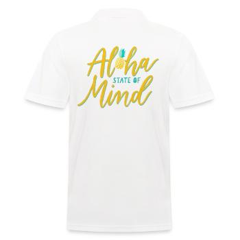 Aloha - Polo Homme - blanc - Dos - Kai (181cm)