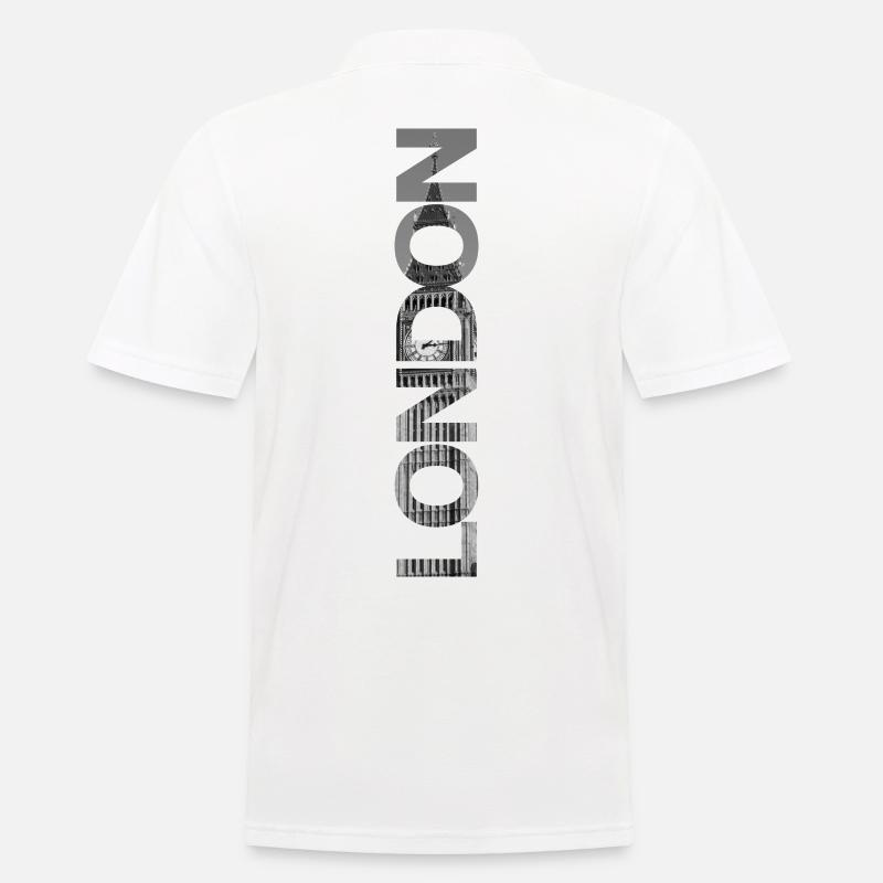 London Big Ben - Geschenk - Männer Poloshirt - Weiß
