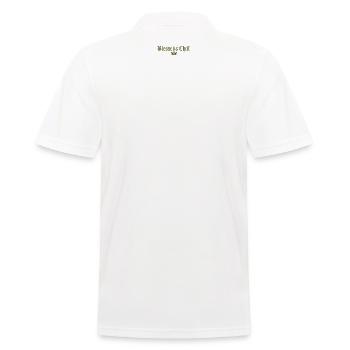 Motif chill - Polo Homme - blanc - Dos - Kai (181cm)