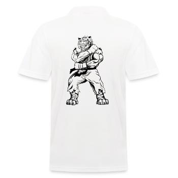 Chemise De Combat De Karaté - Tigre - Shotokan - Polo Homme - blanc - Dos - Kai (181cm)