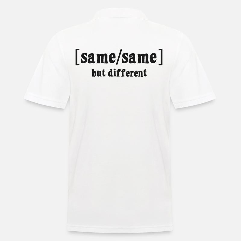 Same Same but different - Men's Polo Shirt - white