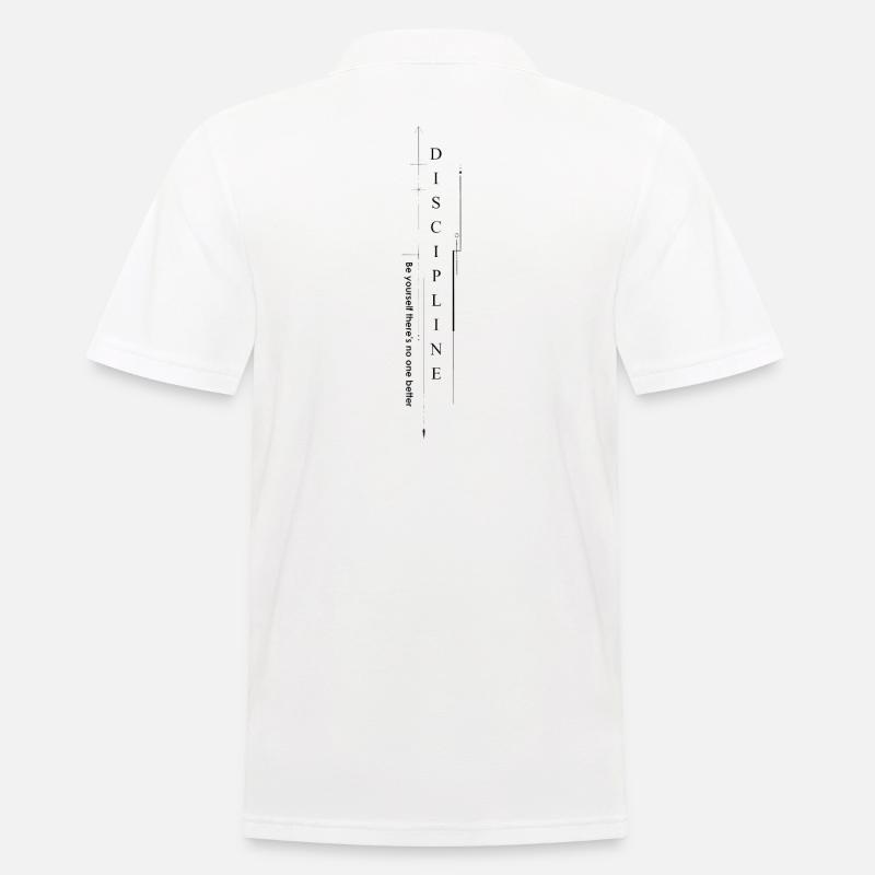 respect_marcel merch  - Männer Poloshirt - Weiß