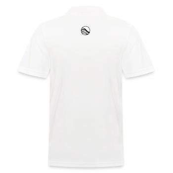 Wave Online - Männer Poloshirt - Weiß - Hinten - Kai (181cm)