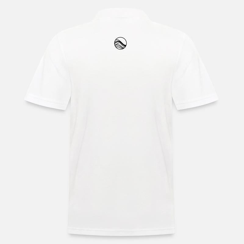 Wave Online - Männer Poloshirt - Weiß