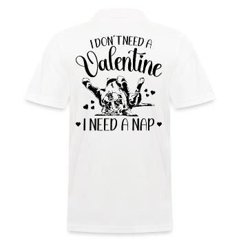 Drôle Boxer Saint Valentin Chiens Chien Wilsigns - Polo Homme - blanc - Dos - Kai (181cm)