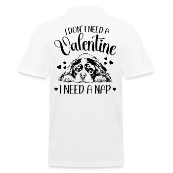 Cavalier King Charles Spaniel Valentine Wilsigns - Polo Homme - blanc - Dos - Kai (181cm)