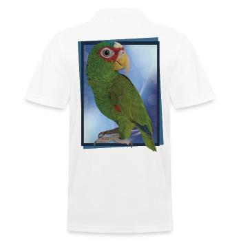Perroquet à front blanc - Polo Homme - blanc - Dos - Kai (181cm)