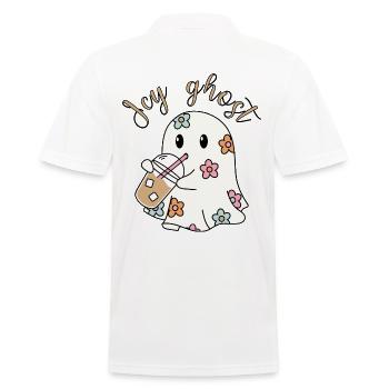 Eisiger Geist - Männer Poloshirt - Weiß - Hinten - Kai (181cm)