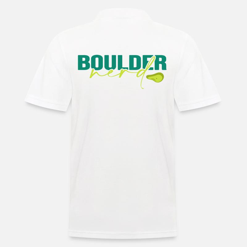 Bouldern Boulderfelsen Boulderaner Boulderhalle - Männer Poloshirt - Weiß