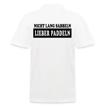 Paddeln stand up paddle SUP Paddel - Männer Poloshirt - Weiß - Hinten - Kai (181cm)