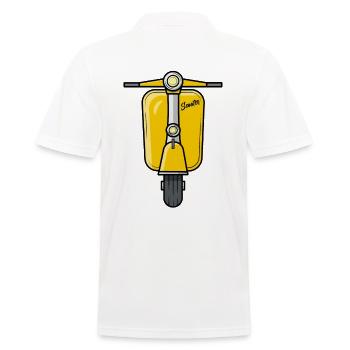 Scooter Scooter Scooter jaune - Polo Homme - blanc - Dos - Kai (181cm)