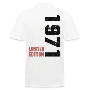 Anniversaire 1971 Born Gift Limitert Dicton - Polo Homme - blanc - Dos - Kai (181cm)