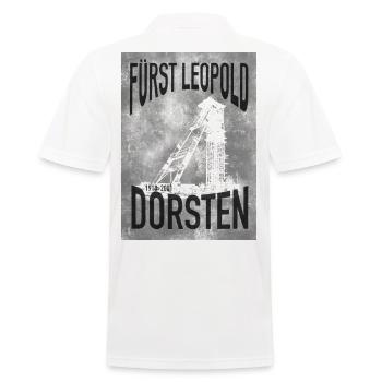 Zeche Fürst Leopold Dorsten Bergwerk Bergbau - Männer Poloshirt - Weiß - Hinten - Kai (181cm)