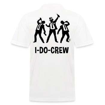 I-Do-Crew (enterrement de vie de garçon / enterrement de vie de garçon / bière / B) - Polo Homme - blanc - Dos - Kai (181cm)
