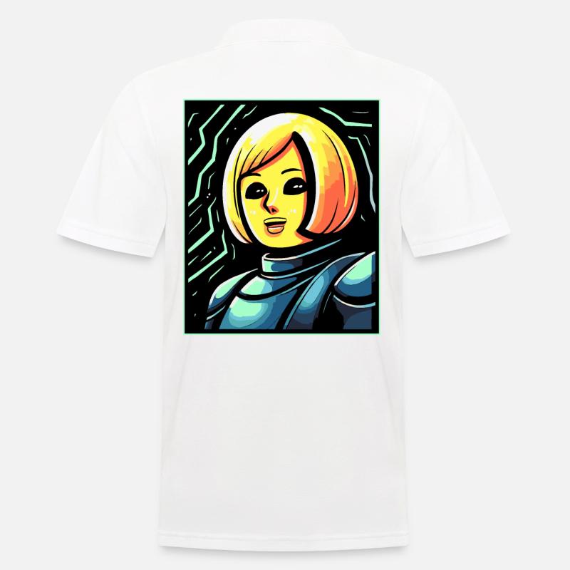 Marionnette de Jeanne d’Arc - Polo Homme - blanc