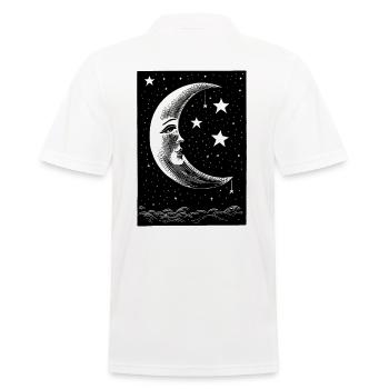 La lune et les étoiles - Polo Homme - blanc - Dos - Kai (181cm)