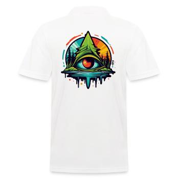 L’œil de la nature - Polo Homme - blanc - Dos - Kai (181cm)