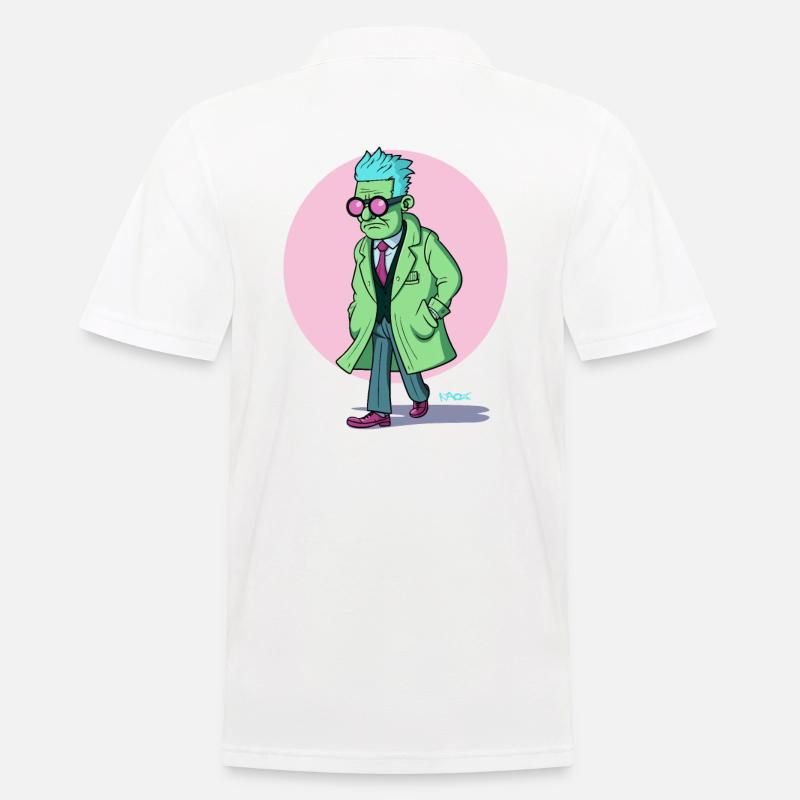 Der Kommissar - Männer Poloshirt - Weiß