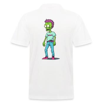 Juste un autre zombie de la mode - Polo Homme - blanc - Dos - Kai (181cm)