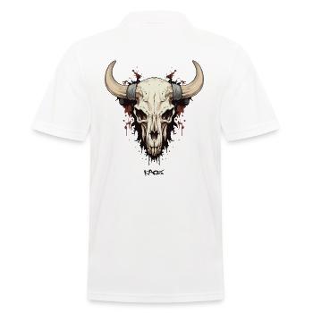 Le crâne d’une vache-taureau - Polo Homme - blanc - Dos - Kai (181cm)