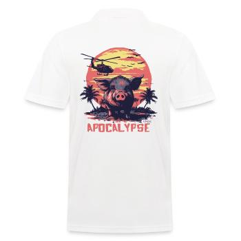 Cochon de l’apocalypse - Polo Homme - blanc - Dos - Kai (181cm)
