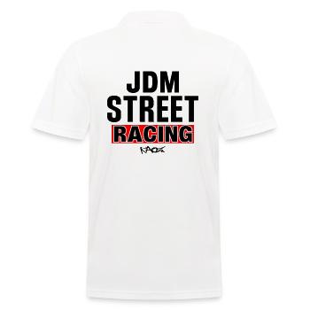 JDM Street Racing - Polo Homme - blanc - Dos - Kai (181cm)