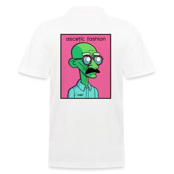 La mode ascétique avec le Mahatma - Polo Homme - blanc - Dos - Kai (181cm)