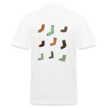 chaussettes - Polo Homme - blanc - Dos - Kai (181cm)