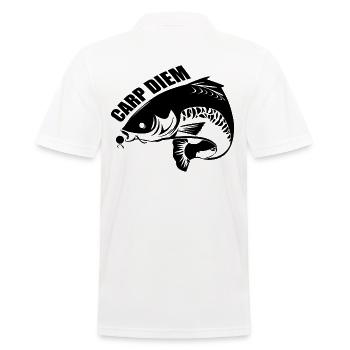 pêcheur à la ligne - Polo Homme - blanc - Dos - Kai (181cm)