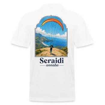 Parapente panoramique Annaba - Polo Homme - blanc - Dos - Kai (181cm)