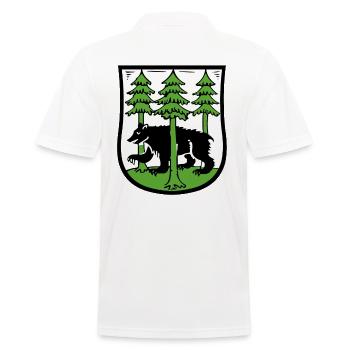 Rastenburg - Männer Poloshirt - Weiß - Hinten - Kai (181cm)