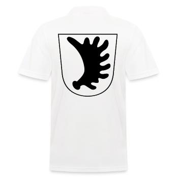 Ostpreußen - Männer Poloshirt - Weiß - Hinten - Kai (181cm)