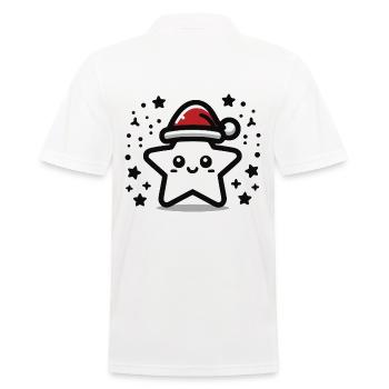 Étoile Mignon Poinsettia - Polo Homme - blanc - Dos - Kai (181cm)
