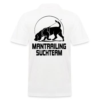 Mantrailing Recherche Team Chien Sport Chiens Wilsigns - Polo Homme - blanc - Dos - Kai (181cm)