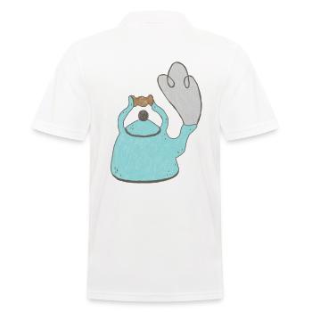 Bouilloire - Polo Homme - blanc - Dos - Kai (181cm)
