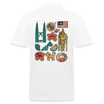 Malaisie - Tours Petronas et grottes de Batu - Polo Homme - blanc - Dos - Kai (181cm)