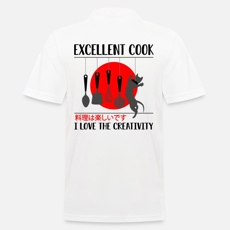 Chef créatif Cuisiniers Passe-temps gastronomique Chef Chef Chef - Polo Homme - blanc