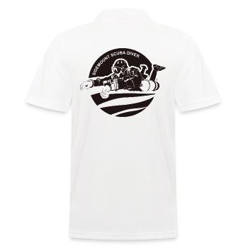 Sidemount Diver Diving Gift Tec Diving Logo - Men's Polo Shirt - white - Back - Kai (181cm)
