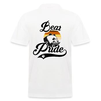 Bear Pride LGBT Gay Pride CSD Communauté Bear Fetish - Polo Homme - blanc - Dos - Kai (181cm)