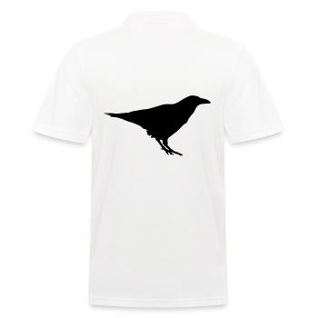 Rabe - Männer Poloshirt - Weiß - Hinten - Kai (181cm)